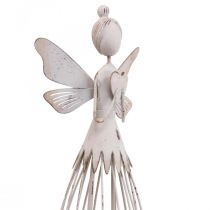 Artikel Blossom fairy bordsdekoration våren metall dekoration fairy white H30,5cm