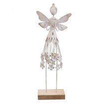 Artikel Blossom fairy bordsdekoration våren metall dekoration fairy white H30,5cm