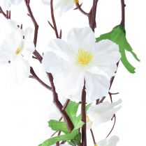 Artikel Blomstergirlang konstgjord blomstergirlang vita blommor 160cm