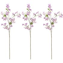 Artikel Konstgjord klematisblomma, hållbar bordsdekoration, 110 cm, 3 stycken