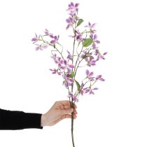 Artikel Konstgjord klematisblomma, hållbar bordsdekoration, 110 cm, 3 stycken