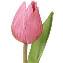 Artikel Blomsterdekoration Tulpaner Konstgjorda Blommor Lila 20cm 6 St