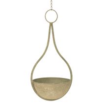 Artikel Blomkorg, hängkorg, metalldekoration trädgård Ø16cm H38cm