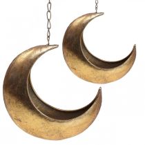 Artikel Hängande korg moon deco guld vintage deco 32/22cm set om 2
