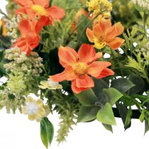Artikel Konstgjord blomsterkrans anemoner orange Ø30cm H9cm
