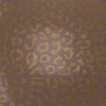 Artikel Blommig siden leopardmönster brun våtstyrka 50x75cm 20st