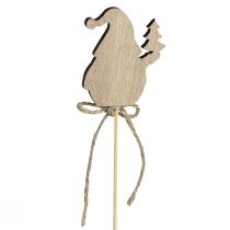 Artikel Blompluggar trä jultomtar 5x8cm 12 st