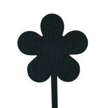Artikel Blomplugg blomma minipaneler trä svart Ø10cm 6st