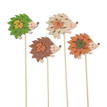 Artikel Blompinne Träigelkottdekoration Brun Grön 8×6cm 12 st
