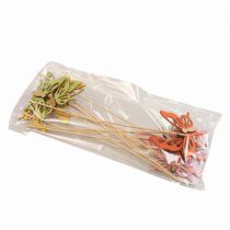 Artikel Blomplugg fjäril deco träfärgad 8,5cm 12st