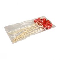 Artikel Blomplugg julpaket dekoration röd 2,5cm 15 st