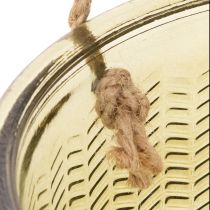 Artikel Glaskruka/hängande lykta, lila/grön, 14 cm, 2 st