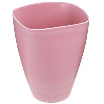 Artikel Blomkruka plastvas orkidékruka rosa H16,5cm 4st