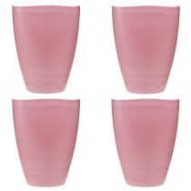 Artikel Blomkruka, plastvas, orkidékruka, rosa, 16,5 cm hög, 2 stycken