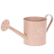 Artikel Vintage dekorativ blomkruka/vattenkanna, antik rosa zink, Ø16,5 cm H17 cm