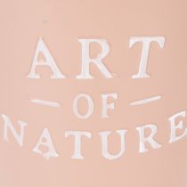 Artikel Zinkkruka Art of Nature, antik ros, Ø17,5 cm H15 cm