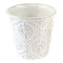 Artikel Blomkruka keramisk kruka vit krämbeige Ø13,5cm 2 st