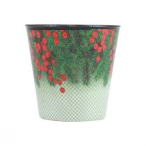 Artikel Blomkruka Julplanteringshink Ilex Ø11cm H10,5cm