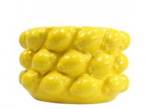 Artikel Blomkruka citronkruka keramik gul Ø18,5cm H12cm
