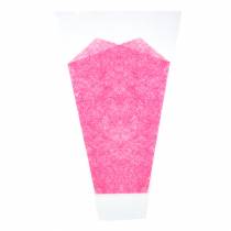 Blomma väska rosa L40cm W12-30cm 50p