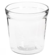 Artikel Blomkruka glas klar konisk Ø12cm H12,5cm 2st