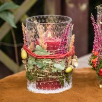 Blomvas, glasvas, ljusglas, glaslykta Ø11.5cm H18.5cm
