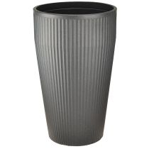 Artikel Golvvas plastplanter antracit Ø28cm H46,5cm