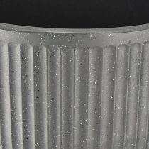 Artikel Golvvas plastplanter antracit Ø28cm H46,5cm