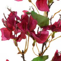 Bougainvillea konstgjord blomma Rosa Konstgjord deco gren H52cm