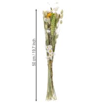 Artikel Torkad blombukett, elegant torkad blombukett för vardagsrum, 50 cm