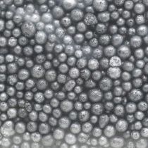 Artikel Metalliska dekorativa pärlor antracit dekorativa granulat runda 4-8mm 1l