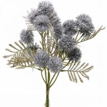 Artificiell tistel Blue Globe tistel L33cm 3st