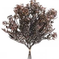 Konstgjorda växter brun höstdekoration vinterdekoration Drylook 38cm 3st