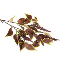 Artikel Konstgjord coleus med röda blad, konstgjord växt, 20 cm