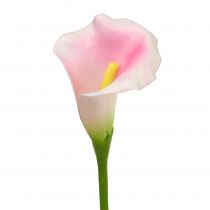 Artikel Calla dekorativ blomma rosa 57cm 12st