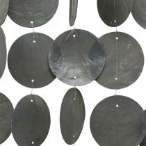 Capiz vindklocka, hängande dekorationsskal väggdekoration 68cm