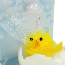 Artikel Chenille chick i badrummet 8,5 cm gul