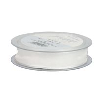 Artikel Chiffongband organzaband dekorativt band organza vit 15mm 20m