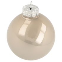 Artikel Julgranskula glas rosa kräm Ø60mm 24 st