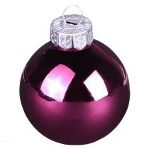 Artikel Julgranskulor glasgranskulor Bärmix Ø5cm 24 st Bärrosa beige kräm glänsande