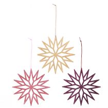 Artikel Julgransprydnader, snöflingor, trädekoration, skandinavisk stil, 15 cm, 8 stycken