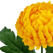 Artikel Chrysanthemum gul konstgjord Ø7cm L18cm