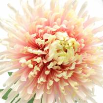 Artikel Krysantemum blomgren rosa konstgjord 64cm