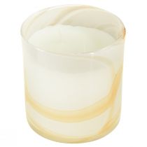 Artikel Citronellaljus doftljus i vitt glas Ø12cm H12,5cm