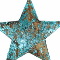 Artikel Kokosstjärna blå 5cm 50st spridda stjärnor bordsdekoration