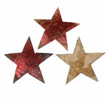 Artikel Kokosstjärna röd 5cm 50st juldekoration dekorativa stjärnor