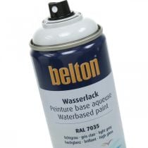 Belton fri vattenbaserad färggrå högblank spray ljusgrå 400ml