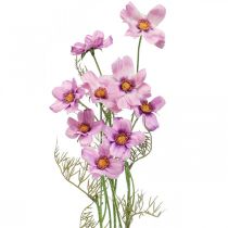 Cosmea smyckekorg lila konstgjorda blommor sommar 51cm 3st