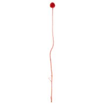 Artikel Torkade Craspedia-blommor, färgade, med långa stjälkar, 55 cm, 20 stycken