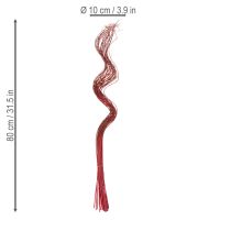 Artikel Torkad dekorativ gren av lockig pil för kreativ blomsterhandel och heminredning 80 cm 70 g